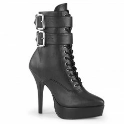 Devious INDULGE-1026 - Blk Faux Leather