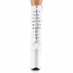Pleaser INFINITY-1020 - Wht Pat/Wht Exotic Dancing