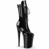 Pleaser INFINITY-1050 - Blk Pat/Blk