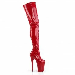 Pleaser INFINITY-4000 - Red Str Pat/Red