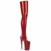 Pleaser INFINITY-4000 - Red Str Pat/Red