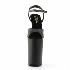 Pleaser INFINITY-909 - Blk Faux Leather/Blk Matte