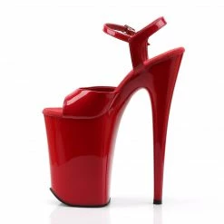 Pleaser Exotic Dancing INFINITY-909 - Red/Red