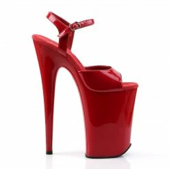 Pleaser Exotic Dancing INFINITY-909 - Red/Red