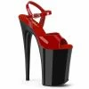 Pleaser Exotic Dancing INFINITY-909 - Red Pat/Blk 2 Pleaser Exotic Dancing INFINITY-909 - Red Pat/Blk