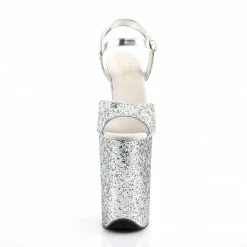 Pleaser INFINITY-910LG - Slv Glitter/Slv Glitter