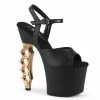 Pleaser IRONGRIP-709 - Blk Faux Le./Blk Matte-Copper Brushed Exotic Dancing 1 Pleaser IRONGRIP-709 - Blk Faux Le./Blk Matte-Copper Brushed Exotic Dancing
