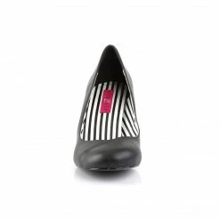Pleaser Pink Label JENNA-01 - Blk Faux Leather