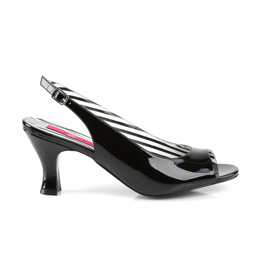 Pleaser Pink Label JENNA-02 - Blk Pat 7 Pleaser Pink Label JENNA-02 - Blk Pat