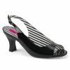 Pleaser Pink Label JENNA-02 - Blk Pat