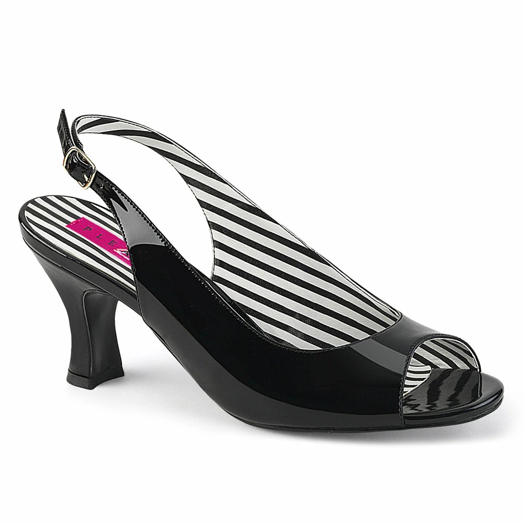 Pleaser Pink Label JENNA-02 - Blk Pat 3 Pleaser Pink Label JENNA-02 - Blk Pat