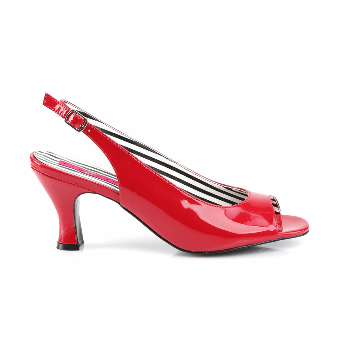 Pleaser Pink Label JENNA-02 - Red Pat 7 Pleaser Pink Label JENNA-02 - Red Pat