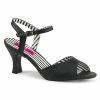 Pleaser Pink Label JENNA-09 - Blk Faux Leather