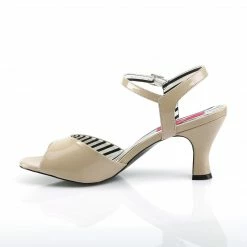 Pleaser Pink Label JENNA-09 - Cream Pat