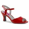 Pleaser Pink Label JENNA-09 - Red Pat