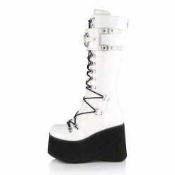 Demonia KERA-200 - Wht Vegan Leather 9 Demonia KERA-200 - Wht Vegan Leather