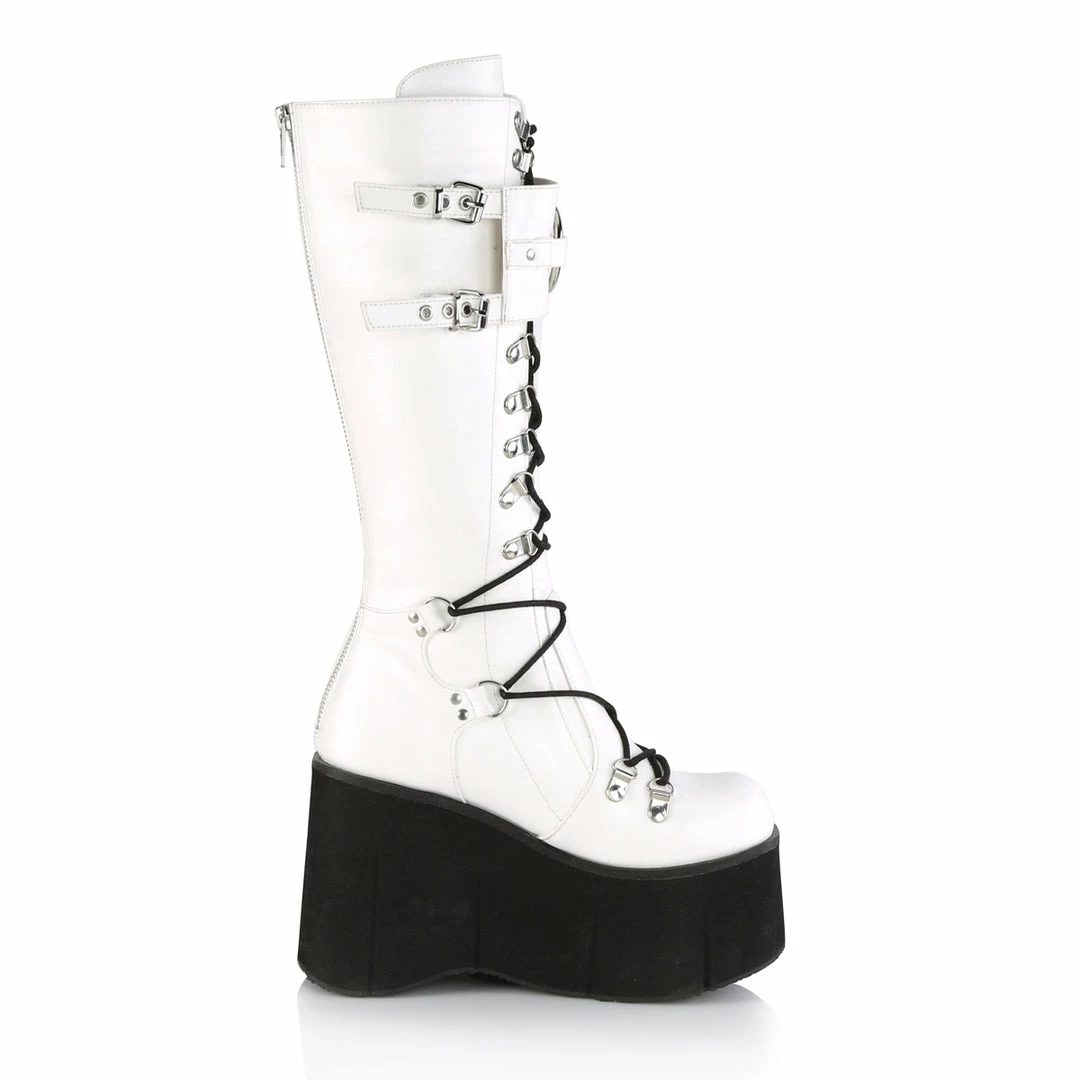 Demonia KERA-200 - Wht Vegan Leather 7 Demonia KERA-200 - Wht Vegan Leather