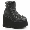 Demonia KERA-21 - Blk Vegan Leather Punk & Goth