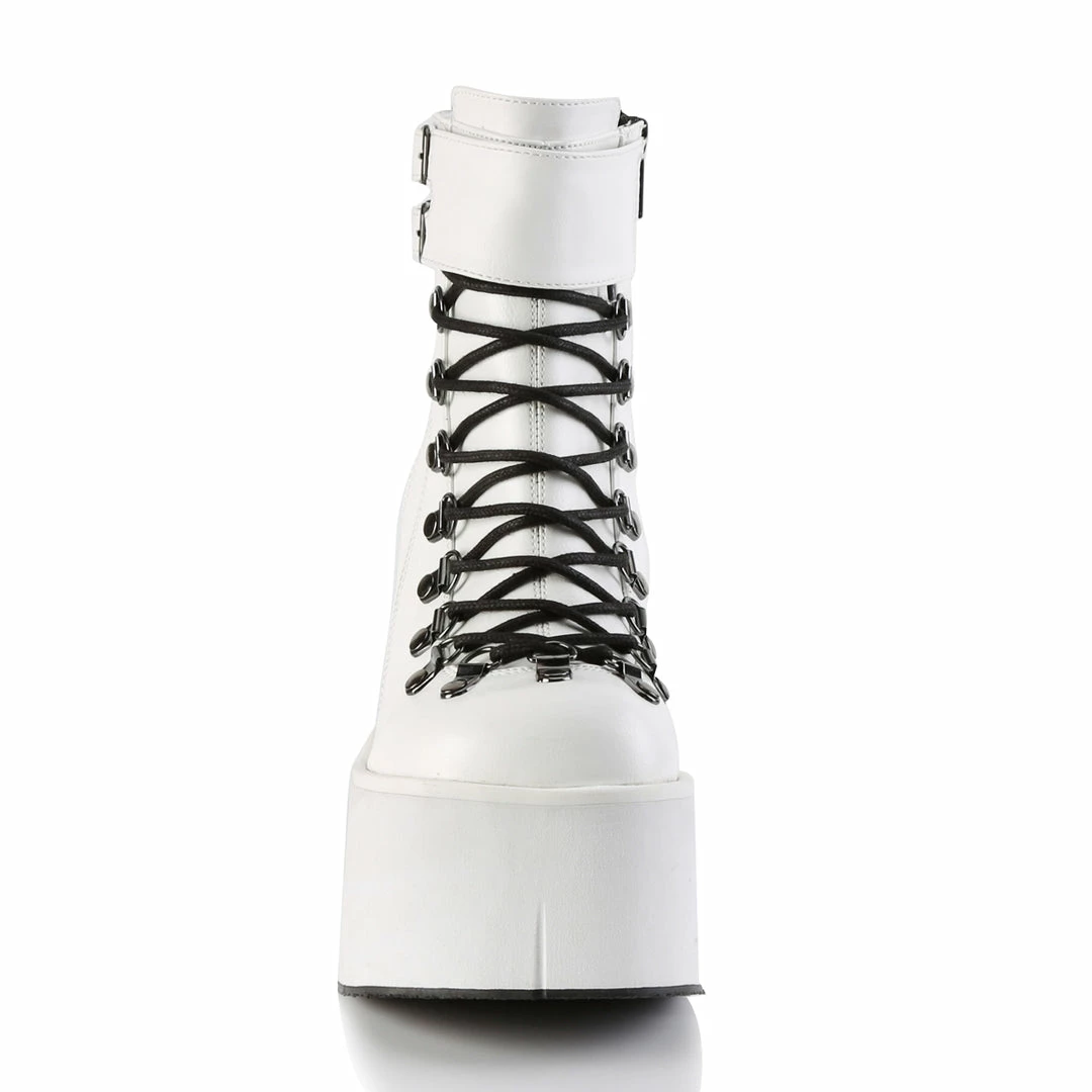 Demonia KERA-21 - Wht Vegan Leather Punk & Goth 4 Demonia KERA-21 - Wht Vegan Leather Punk & Goth