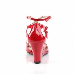 Pleaser Pink Label KIMBERLY-04 - Red Pat 10 Pleaser Pink Label KIMBERLY-04 - Red Pat