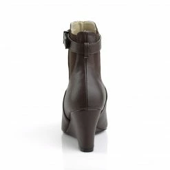 Pleaser Pink Label KIMBERLY-102 - Brown Faux Leather