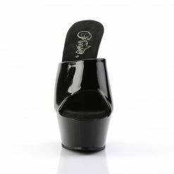 Pleaser KISS-201 - Blk Pat/Blk
