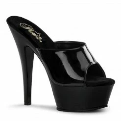Pleaser KISS-201 - Blk Pat/Blk