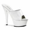 Pleaser KISS-201 - Wht Pat/Wht Exotic Dancing 1 Pleaser KISS-201 - Wht Pat/Wht Exotic Dancing