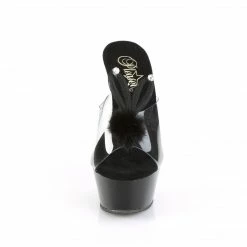Pleaser Exotic Dancing KISS-201BUNNY - Clr/Blk