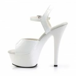 Pleaser KISS-209 - Wht Pat/Wht