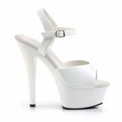 Pleaser KISS-209 - Wht Pat/Wht