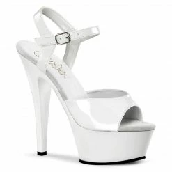 Pleaser KISS-209 - Wht Pat/Wht