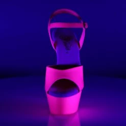 Pleaser KISS-209UV - Neon H. Pink/H. Pink Exotic Dancing