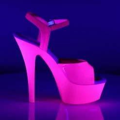 Pleaser KISS-209UV - Neon H. Pink/H. Pink Exotic Dancing