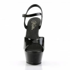 Pleaser KISS-209VL - Blk Pat/Blk