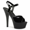 Pleaser KISS-209VL - Blk Pat/Blk