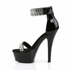Pleaser Exotic Dancing KISS-269RS - Blk/Blk