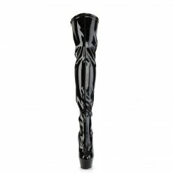 Pleaser Exotic Dancing KISS-3000 - Blk Str Pat/Blk