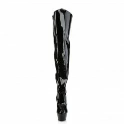 Pleaser Exotic Dancing KISS-3010 - Blk Pat/Blk