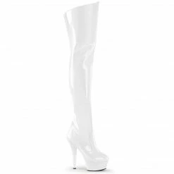 Pleaser KISS-3010 - Wht Pat/Wht