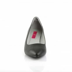 Pleaser Pink Label KITTEN-01 - Blk Faux Leather