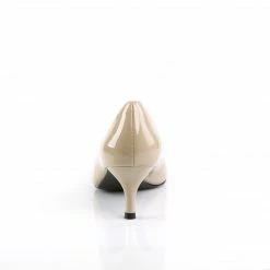 Pleaser Pink Label KITTEN-01 - Cream Pat 10 Pleaser Pink Label KITTEN-01 - Cream Pat