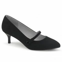 Pleaser Pink Label KITTEN-03 - Blk Nubuck