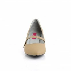 Pleaser Pink Label KITTEN-03 - Taupe Nubuck