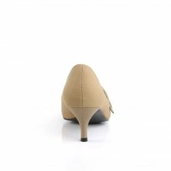 Pleaser Pink Label KITTEN-03 - Taupe Nubuck