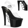 Pleaser Exotic Dancing KNUCKS-708 - Clr/Blk