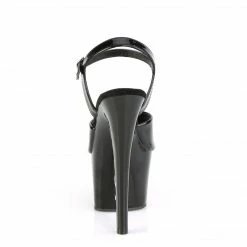 Pleaser KNUCKS-709 - Blk Pat/Blk Exotic Dancing