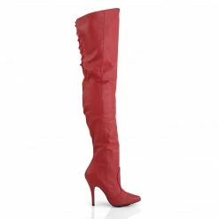 Pleaser LEGEND-8899 - Red Leather (P)