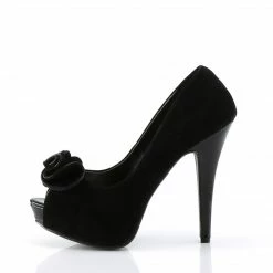Pin Up Couture LOLITA-10 - Blk Suede Pu