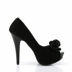 Pin Up Couture LOLITA-10 - Blk Suede Pu